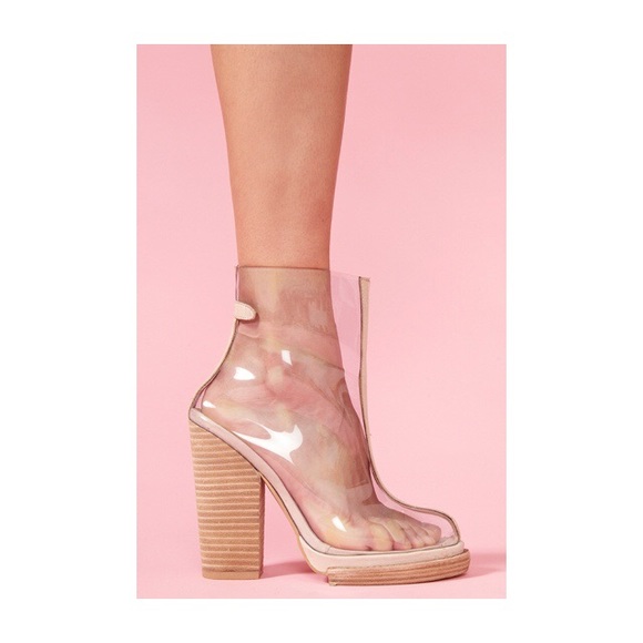 jeffrey campbell transparent shoes